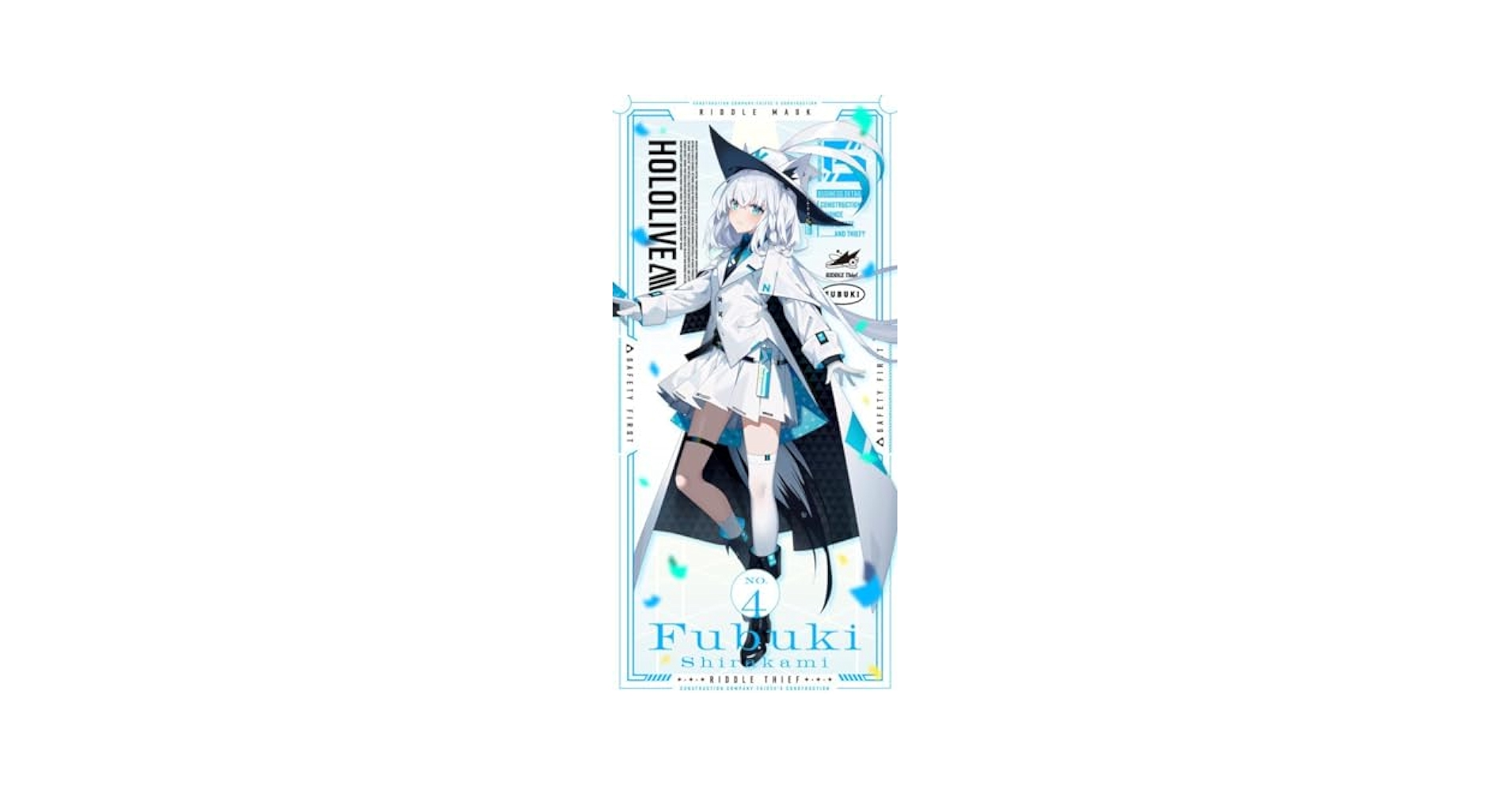 【早い者勝ち】ホロライブ hololive 白上フブキ　泥棒建設　タペストリー 早い者勝ち】ホロライブ hololive 白上フブキ 泥棒建設